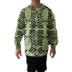 Abstract Pattern Geometric Backgrounds   Kids  Hooded Windbreaker by Eskimos