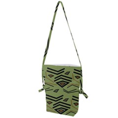Abstract Pattern Geometric Backgrounds   Folding Shoulder Bag by Eskimos