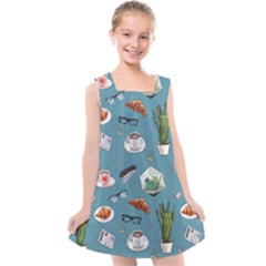 Fashionable Office Supplies Kids  Cross Back Dress by SychEva