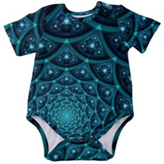 Fractal Baby Short Sleeve Onesie Bodysuit by Sparkle