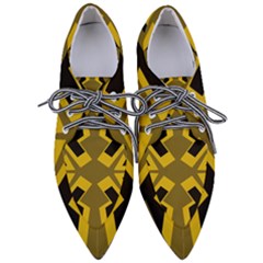 Abstract Pattern Geometric Backgrounds   Pointed Oxford Shoes by Eskimos