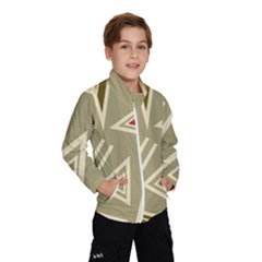 Abstract Pattern Geometric Backgrounds   Kids  Windbreaker by Eskimos