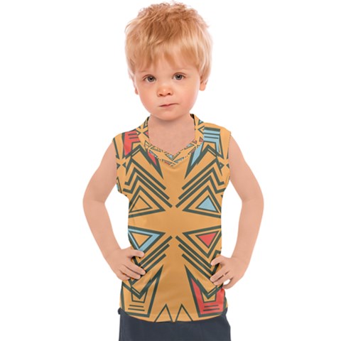 Abstract Pattern Geometric Backgrounds   Kids  Sport Tank Top by Eskimos