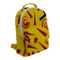 Abstract pattern geometric backgrounds   Flap Pocket Backpack (Small) View2