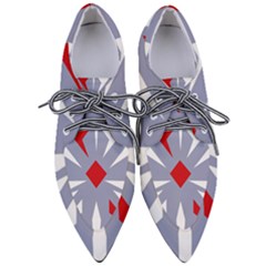 Abstract Pattern Geometric Backgrounds   Pointed Oxford Shoes by Eskimos