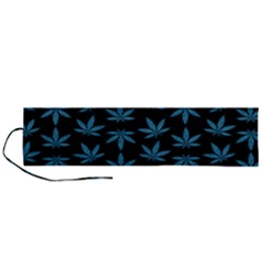 Weed Pattern Roll Up Canvas Pencil Holder (l) by Valentinaart