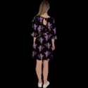 Cupid pattern Velour Kimono Dress View4