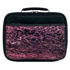 Pink  Waves Flow Series 11 Lunch Bag by DimitriosArt