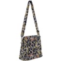 Modern Camo Tropical Print Design Zipper Messenger Bag View1