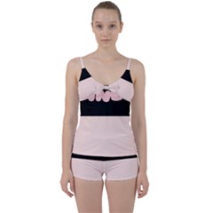 Janet1 Tie Front Two Piece Tankini by Janetaudreywilson