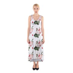 Love Spring Floral Sleeveless Maxi Dress by Janetaudreywilson