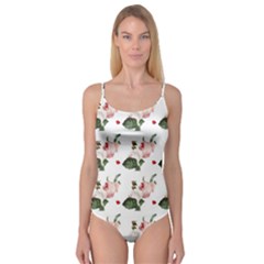 Love Spring Floral Camisole Leotard  by Janetaudreywilson