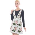 Love Spring Floral Plunge Pinafore Velour Dress View1