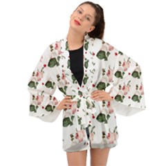 Love Spring Floral Long Sleeve Kimono by Janetaudreywilson