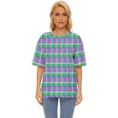 Checks Oversized Basic Tee by Sparkle