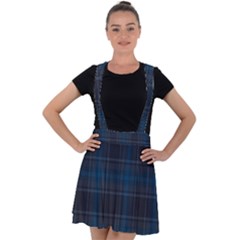 Checks Velvet Suspender Skater Skirt by Sparkle