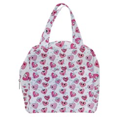 Funny Hearts Boxy Hand Bag by SychEva