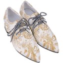 Flowers Shading Pattern Pointed Oxford Shoes View3