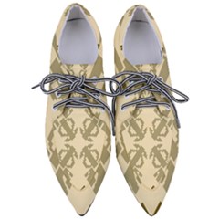 Abstract Pattern Geometric Backgrounds   Pointed Oxford Shoes by Eskimos