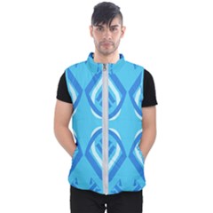 Abstract Pattern Geometric Backgrounds   Men s Puffer Vest by Eskimos