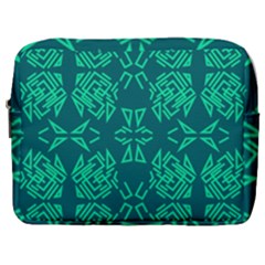 Abstract Pattern Geometric Backgrounds   Make Up Pouch (large) by Eskimos