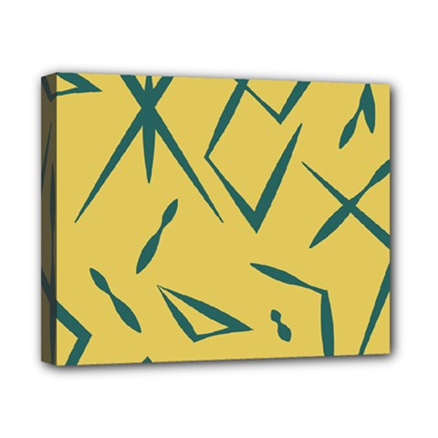 Abstract Pattern Geometric Backgrounds   Canvas 10  X 8  (stretched) by Eskimos