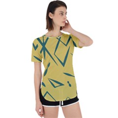 Abstract Pattern Geometric Backgrounds   Perpetual Short Sleeve T-shirt by Eskimos