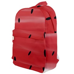 Painted Watermelon Pattern, Fruit Themed Apparel Classic Backpack by Casemiro