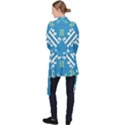 Abstract pattern geometric backgrounds   Long Sleeve Velvet Kimono  View2