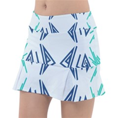 Abstract Pattern Geometric Backgrounds   Classic Tennis Skirt by Eskimos