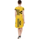 Abstract pattern geometric backgrounds   Cap Sleeve Midi Dress View2