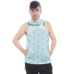 Flower Of Life  Men s Sleeveless Hoodie by tony4urban