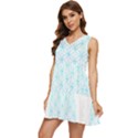 Flower Of Life  Tiered Sleeveless Mini Dress View3