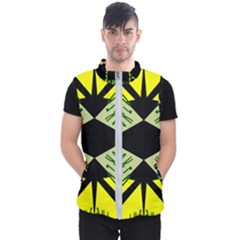 Abstract Pattern Geometric Backgrounds   Men s Puffer Vest by Eskimos