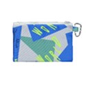 Abstract pattern geometric backgrounds   Canvas Cosmetic Bag (Medium) View2