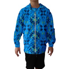 Abstract Pattern Geometric Backgrounds   Kids  Hooded Windbreaker by Eskimos