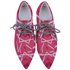 Abstract Pattern Geometric Backgrounds   Pointed Oxford Shoes by Eskimos