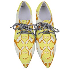 Abstract Pattern Geometric Backgrounds   Pointed Oxford Shoes by Eskimos