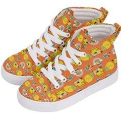 Minionspattern Kids  Hi-top Skate Sneakers by Sparkle