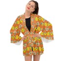 Minionspattern Long Sleeve Kimono View1