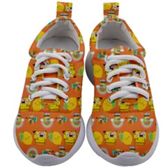 Minionspattern Kids Athletic Shoes by Sparkle