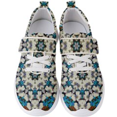 Paradise Flowers And Candle Light Men s Velcro Strap Shoes by pepitasart