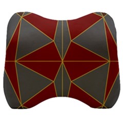 Abstract Pattern Geometric Backgrounds   Velour Head Support Cushion by Eskimos