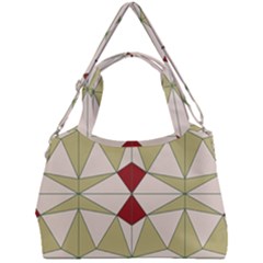 Abstract Pattern Geometric Backgrounds   Double Compartment Shoulder Bag by Eskimos