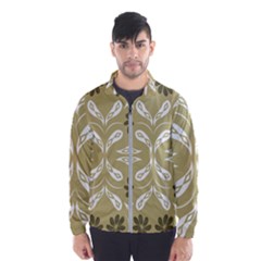 Folk Flowers Print Floral Pattern Ethnic Art Men s Windbreaker by Eskimos