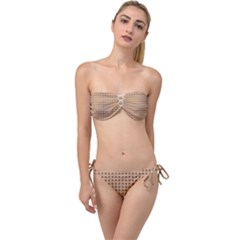 Olimedbege Twist Bandeau Bikini Set by violetheavensky