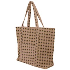 Olimedbege Zip Up Canvas Bag by violetheavensky