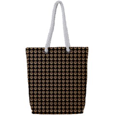 Olimedblk Full Print Rope Handle Tote (small) by violetheavensky