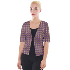 Olimedpurp Cropped Button Cardigan by violetheavensky