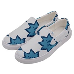 Abstract Pattern Geometric Backgrounds   Men s Canvas Slip Ons by Eskimos